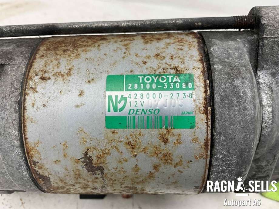 Starter diesel til Toyota Auris 2007-2010 (Type I, Fase 1)  (DENSO|2810033080||28100-0N030|28100-33040|28100-33040-84|28100-33080-84)