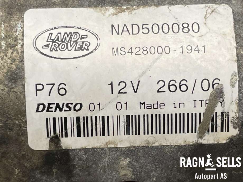 Starter diesel til Land Rover Discovery 2005-2009 (Type III)  (DENSO|NAD500080|NAD500080E|)