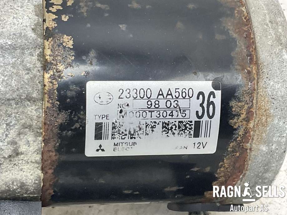 Starter til Subaru Impreza 2008-2012 (Type III) (23300AA560|M0T30475|M000T30475|23300-AA560)