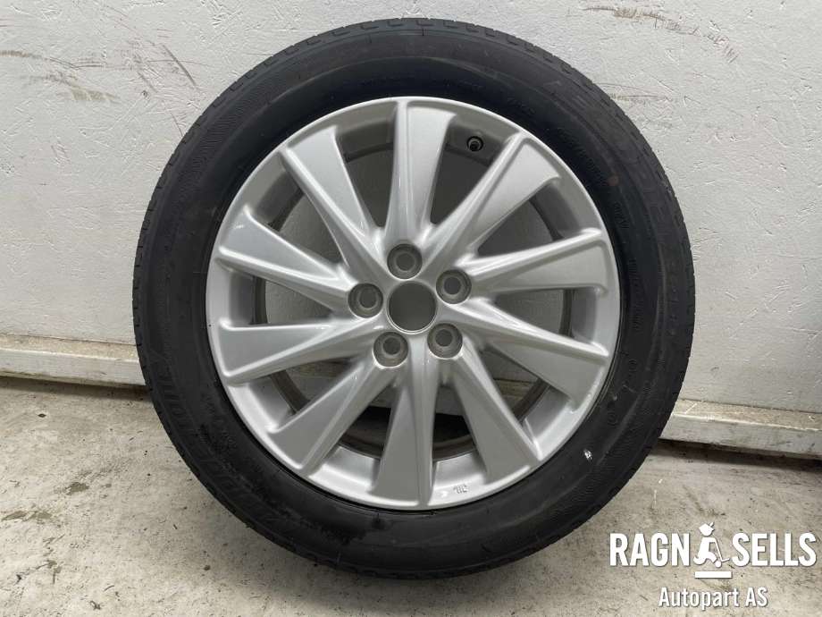 Hjulsett aluminium sommer til Mazda 2 2020-->> (Type III, Fase 2)  (BRIDGESTONE|5X100/ET50/54.1|195/55R16|)