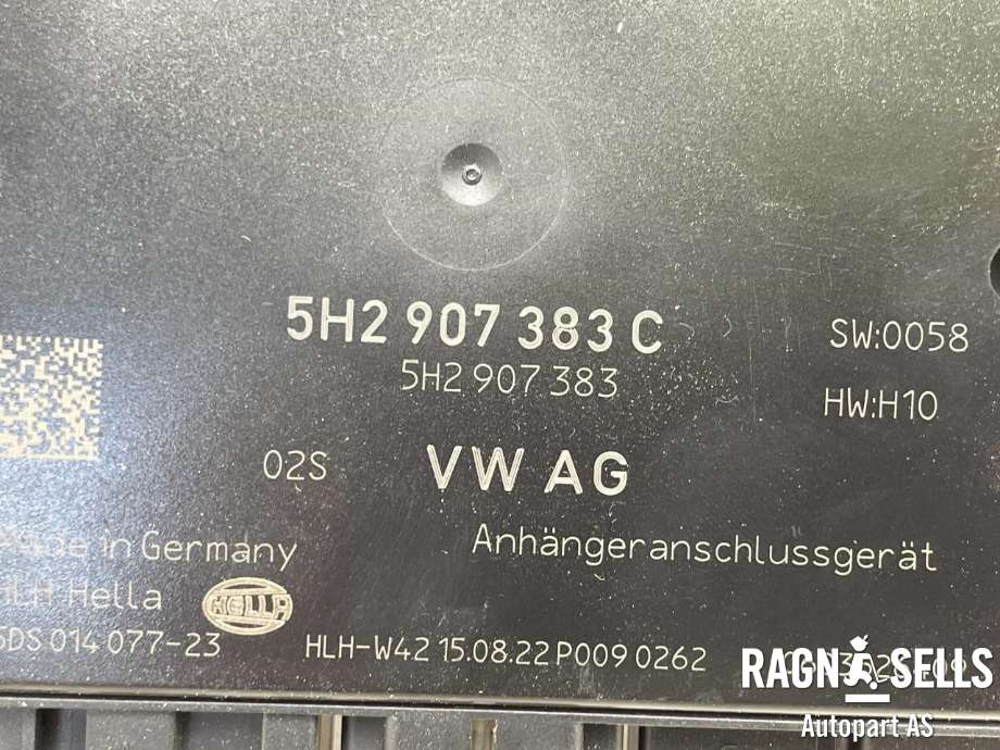 Styreenhet hengerfeste til Škoda Octavia 2020-->> (Type IV)  (HELLA|5H2 907 383 C|5H2 907 383|5DS01407723)