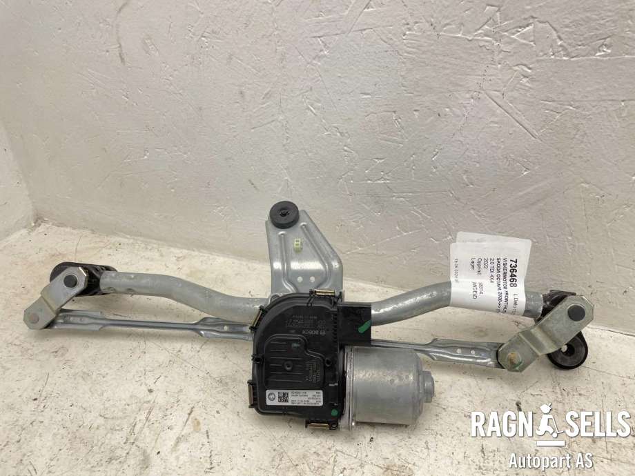 Wiper Motor, Front  w/Transmission til Škoda Octavia, 2020-->> (Type IV)  (BOSCH|5E4 955 023 A)