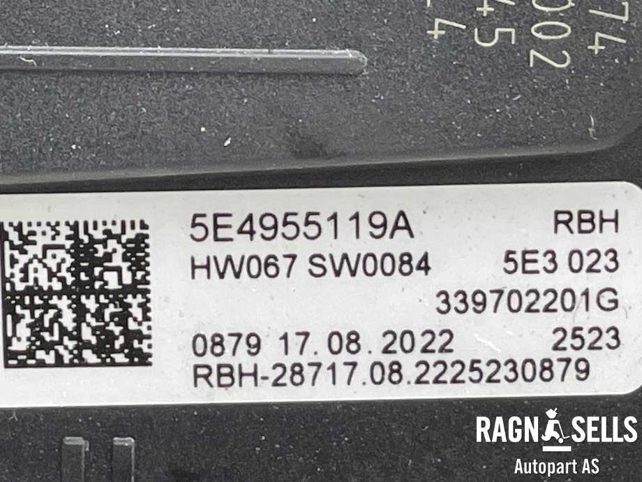 Viskermotor frontrute komplett m/overføring til Škoda Octavia 2020-->> (Type IV)  (BOSCH|5E4 955 023 A|)