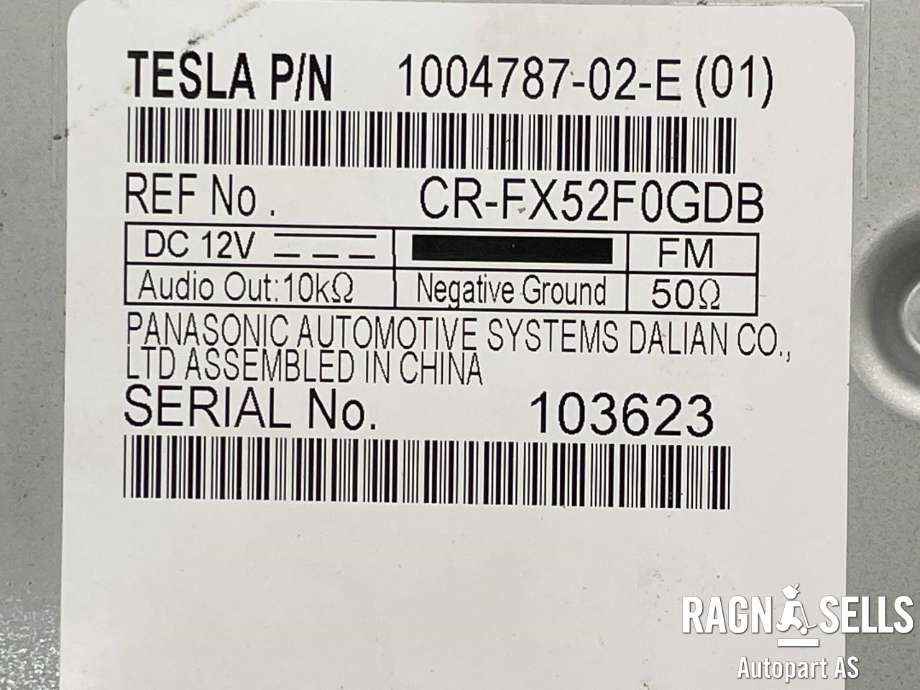 Bilstereo til Tesla Model S 2016-2021 (Fase 2)  (1004787-02-E|)