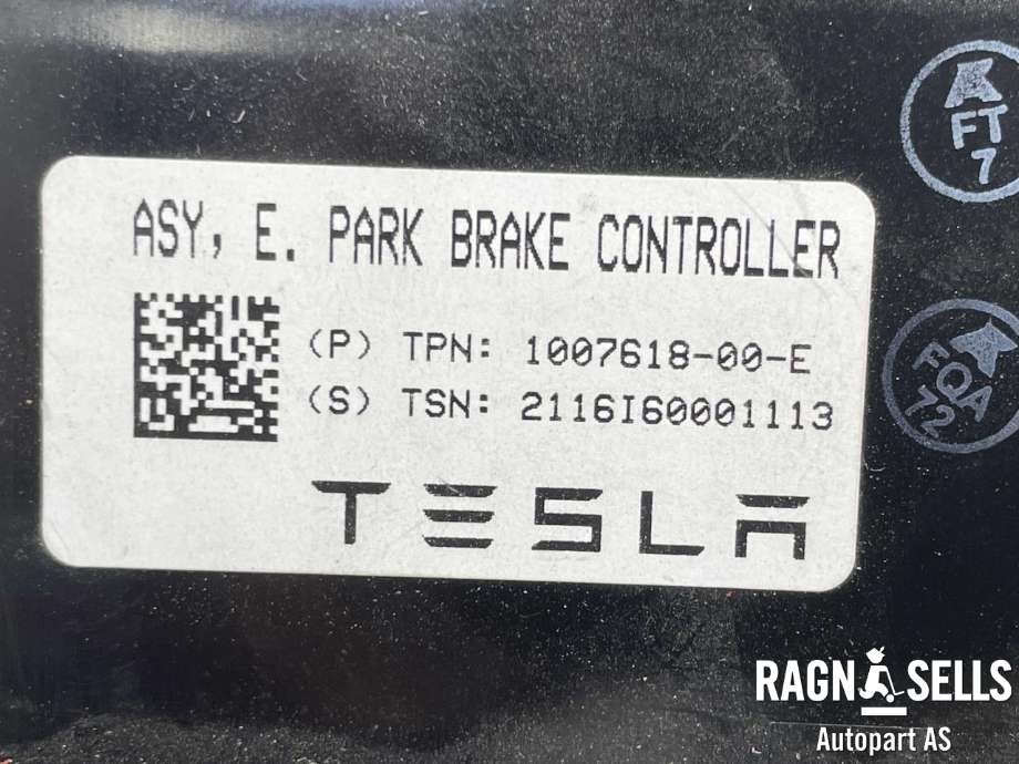 Styreenhet elektrisk parkbrems (EPB - Electric Parking Brake) til Tesla Model S 2016-2021 (Fase 2)  (1007618-00-E|2116160001113|)