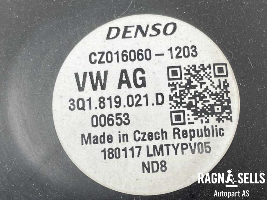 Varmeapparat motor til Škoda Superb 2015-->> (Type III)  (DENSO|CZ016060-1203|3Q1819021D|3Q1 819 021 D|)