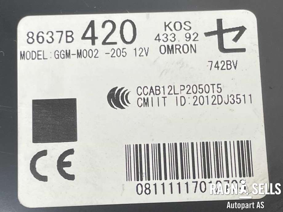 Styreenhet nøkkelfri/keyless til Mitsubishi Outlander 2015-->> (Type III, Fase 2)  (8637B420|)