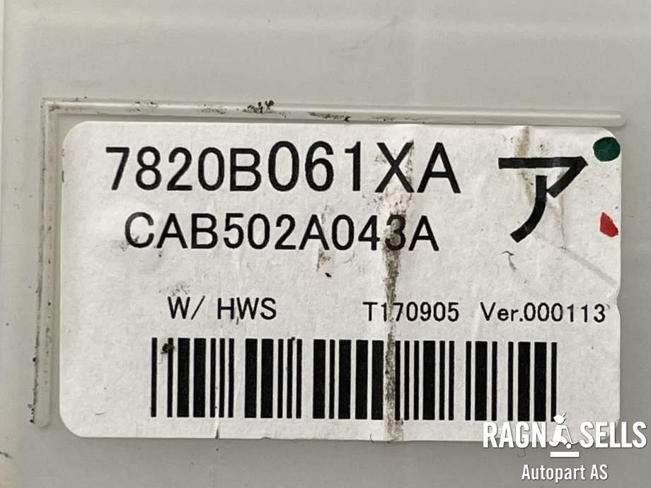 Varmeapparat betjening til Mitsubishi Outlander 2015-->> (Type III, Fase 2)  (7820B061XA|CAB502A043A|)