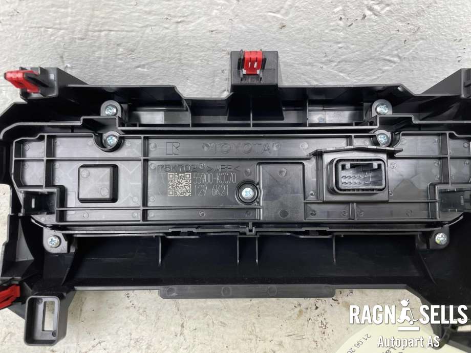 Varmeapparat betjening til Mazda 2 2020-->> (Type III, Fase 2)  (55900-K0070|129-6K21|)