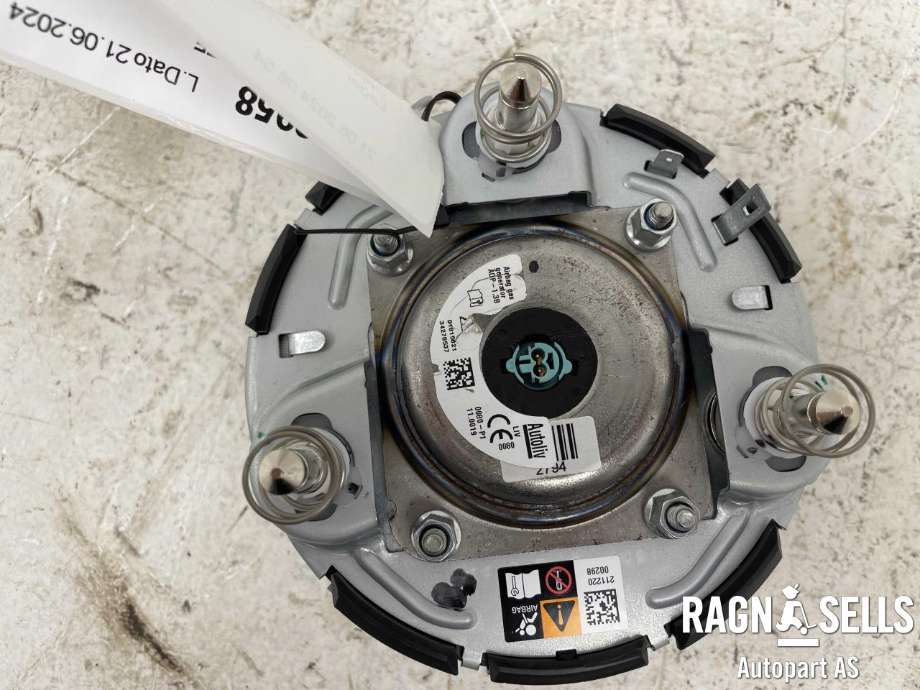 Airbag rattpute til Mazda 2 2020-->> (Type III, Fase 2) (45130-0D340|6573692A|)