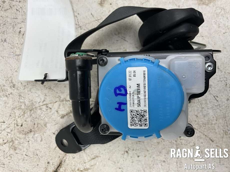 Sikkerhetsbelte bak høyre til Mazda 2 2020-->> (Type III, Fase 2)  (73360-K0010|)