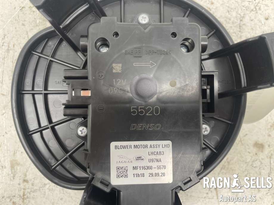 Varmeapparat motor til Jaguar I-PACE 2018-->>  (DENSO|MF116360-5570|J9D1132|)