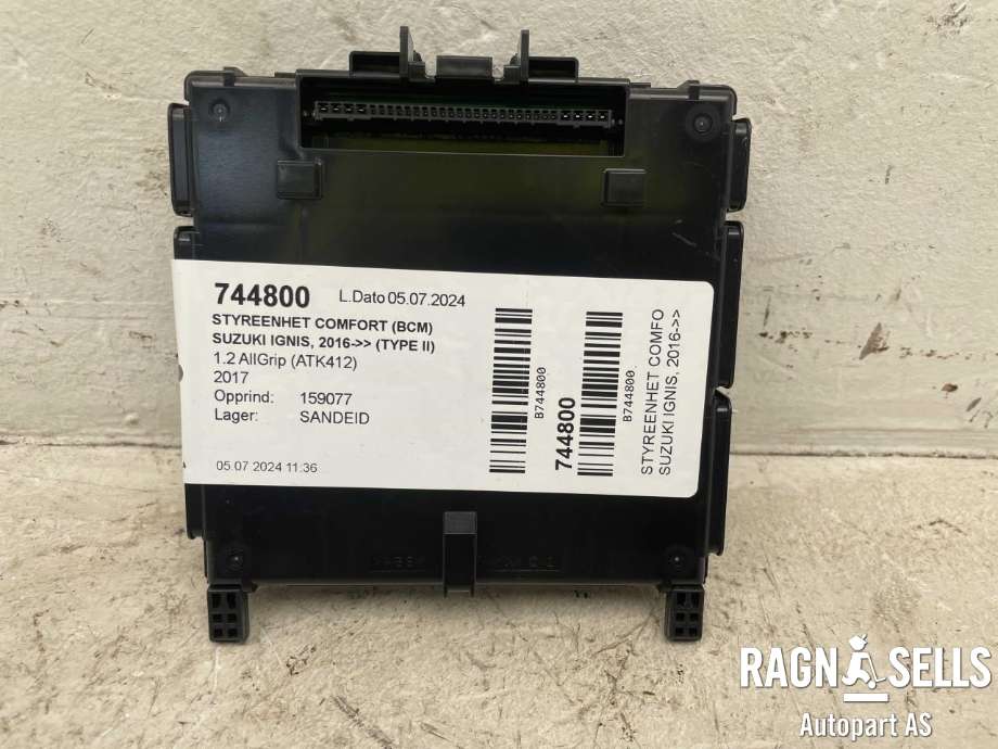 Styreenhet comfort (BCM) til Suzuki Ignis 2016-->> (Type II) (36785-62RE0|)