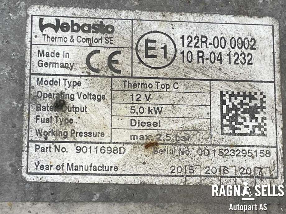 Dieselvarmer til Toyota Dyna 300 1975-->> (1343815080|)