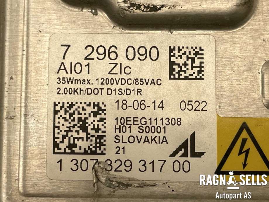 Styreenhet xenon/ballast til BMW 3-Serie 2012-2018 (F30/F31/F34) (F30/F31/F34) (63 11 7 317 408||7296090|130732931700)