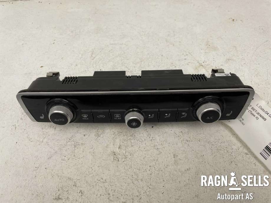 Varmeapparat betjening til Audi Q3 2019-->> (Type II) (83A820043AE|)