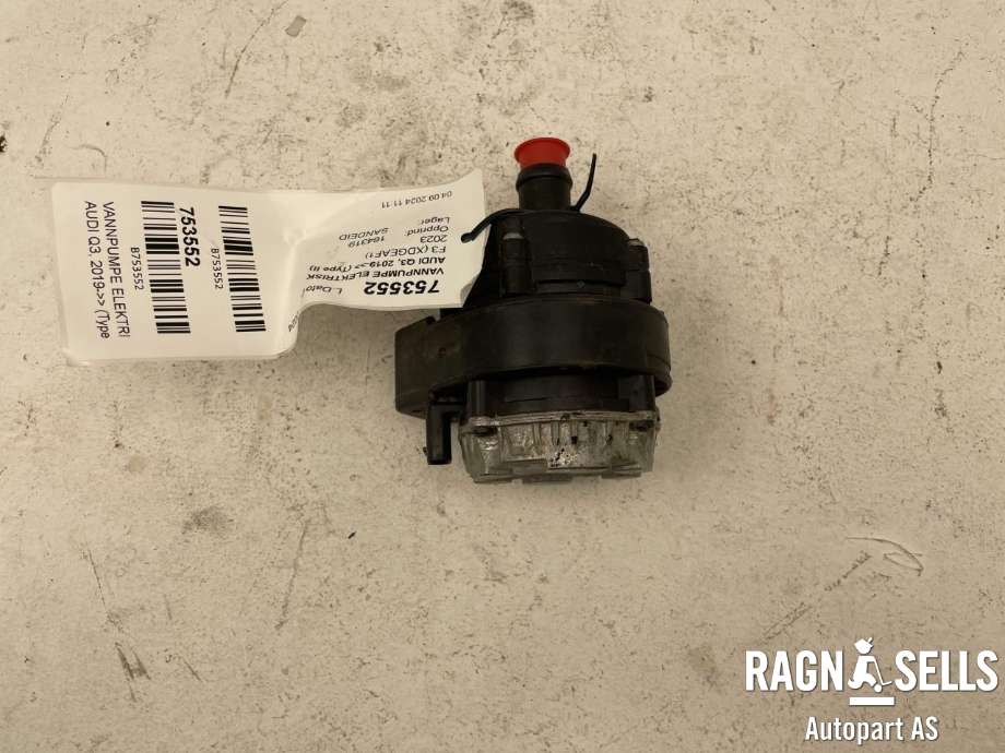 Vannpumpe elektrisk til Audi Q3 2019-->> (Type II)  (BOSCH|04L965567B|0392024011|)