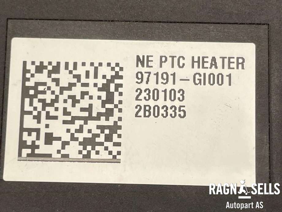 Varmeapparat PTC-heater til Hyundai Ioniq 5 2021-->>  (97191GI001|)