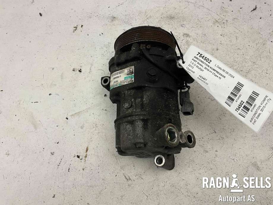 Aircondition kompressor til Fiat Doblo 2010-->> (Type II)  (51868880|1854288|1854461|95511432|95521425|51820448|51897475|71724362|71794687|71794689|71797503|71797505)