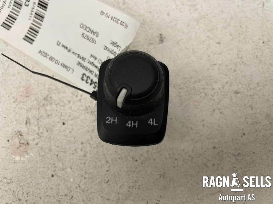 Bryter diverse til Ford Ranger / Ranger Raptor 2015-2022 (AB39-7Z155-BA|)