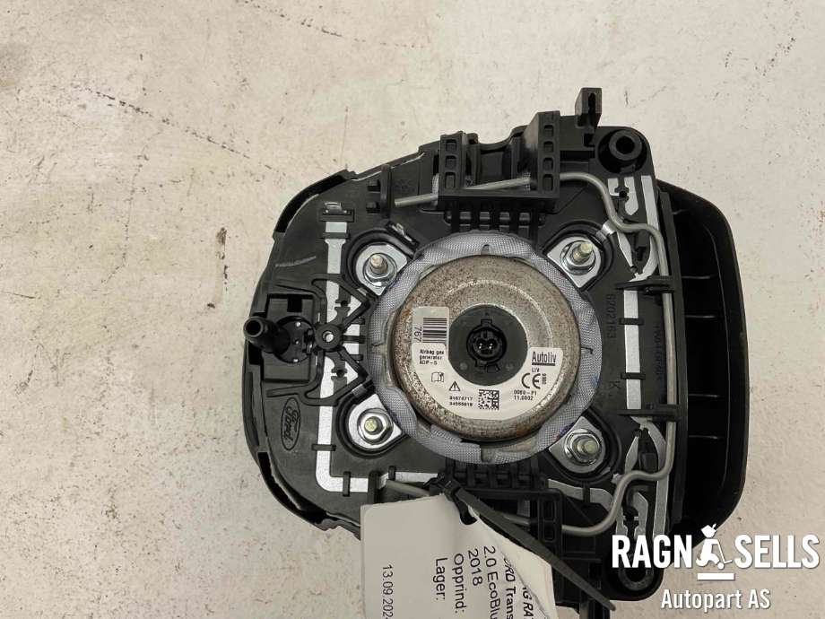 Airbag rattpute til Ford Transit Custom 2013-2023 (Type I)  (BK21-V042B85-AB35B8|BK31-3533-AA35B8|)