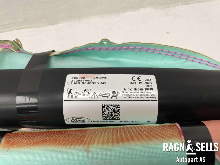 Airbag gardin venstre til Ford Mustang Mach-e 2020-->>  (LJ8B-R042D95-AH||2649734)