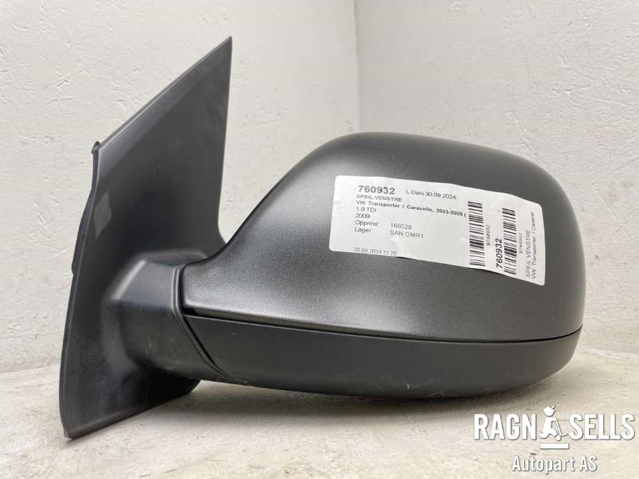 Speil venstre til VW Transporter / Caravelle 2003-2009 (Fase 1) (T5) (T5) (7H1 857 507 A|E4023645|)