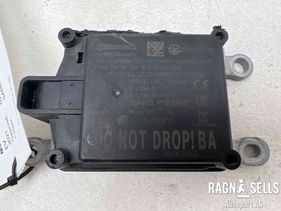 Sensor radar til Nissan Leaf 2018-->> (Type II)  (CONTINENTAL|284385SA2C|)