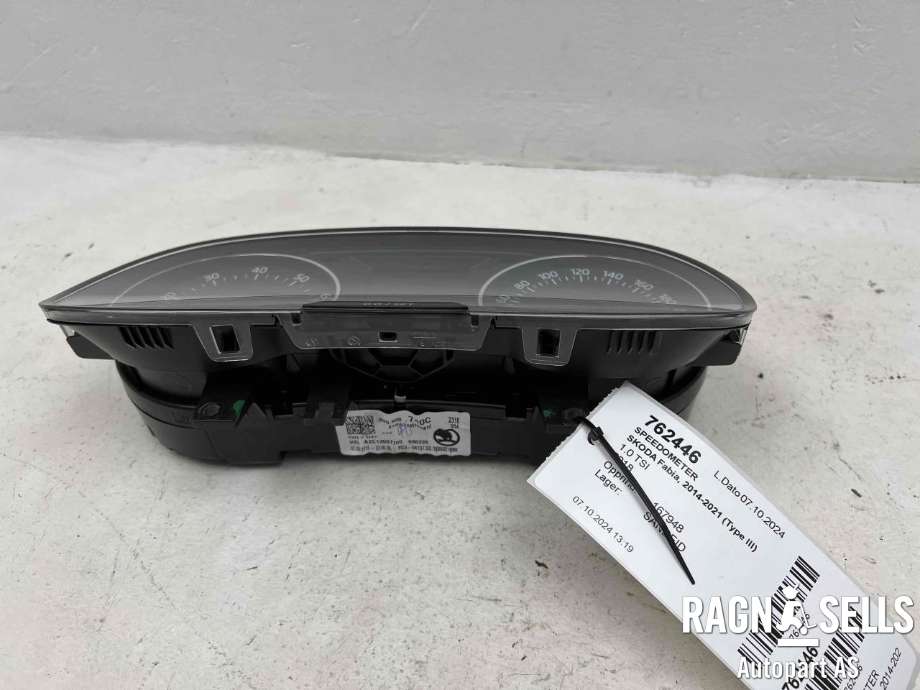 Speedometer til Škoda Fabia 2014-2021 (Type III) (6V0920740C|)