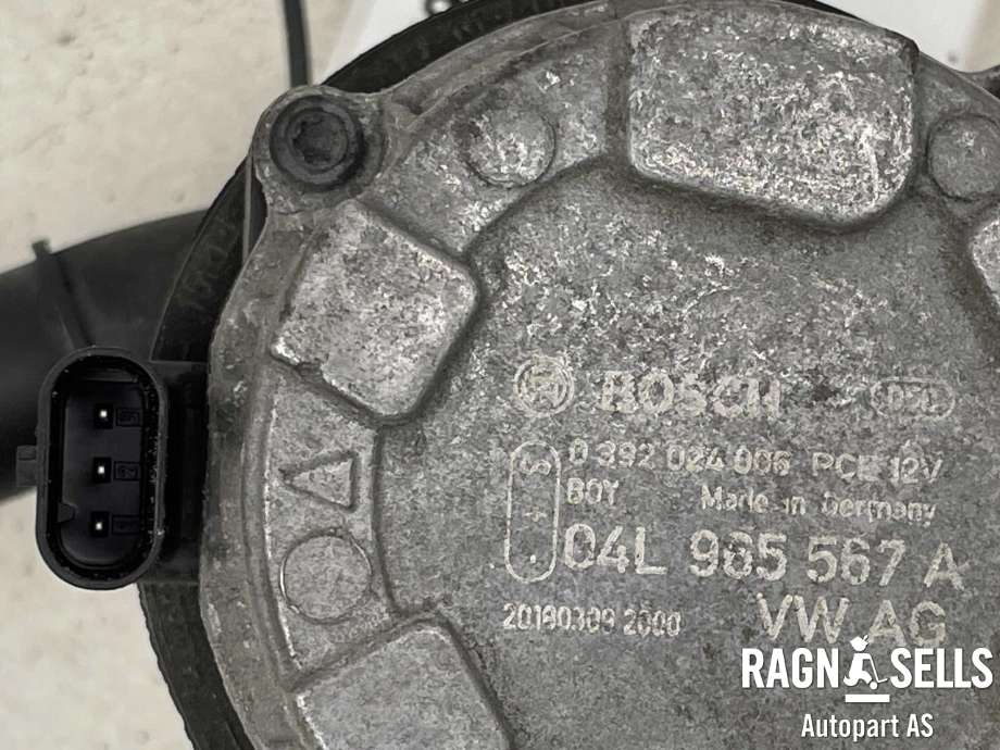 Vannpumpe elektrisk til Škoda Fabia 2014-2021 (Type III)  (BOSCH|04L 965 567 A|0392024006|)