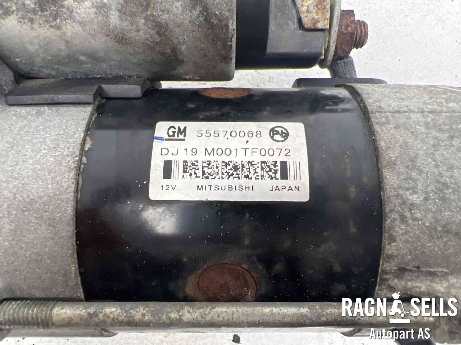 Starter diesel til Opel Zafira Tourer 2012-2018 (GM|1202294|55570068|1648216480|95520329|55491789|95522288|1202496|55491473|55493471|95525761|95528730|M001TF0071|M001TF0072|M001TF0072ZE|M001TF0073ZE|M001TF0471|M001TF0472|M001TF0571ZE|M001TF0572ZE|M001TF1171ZE)