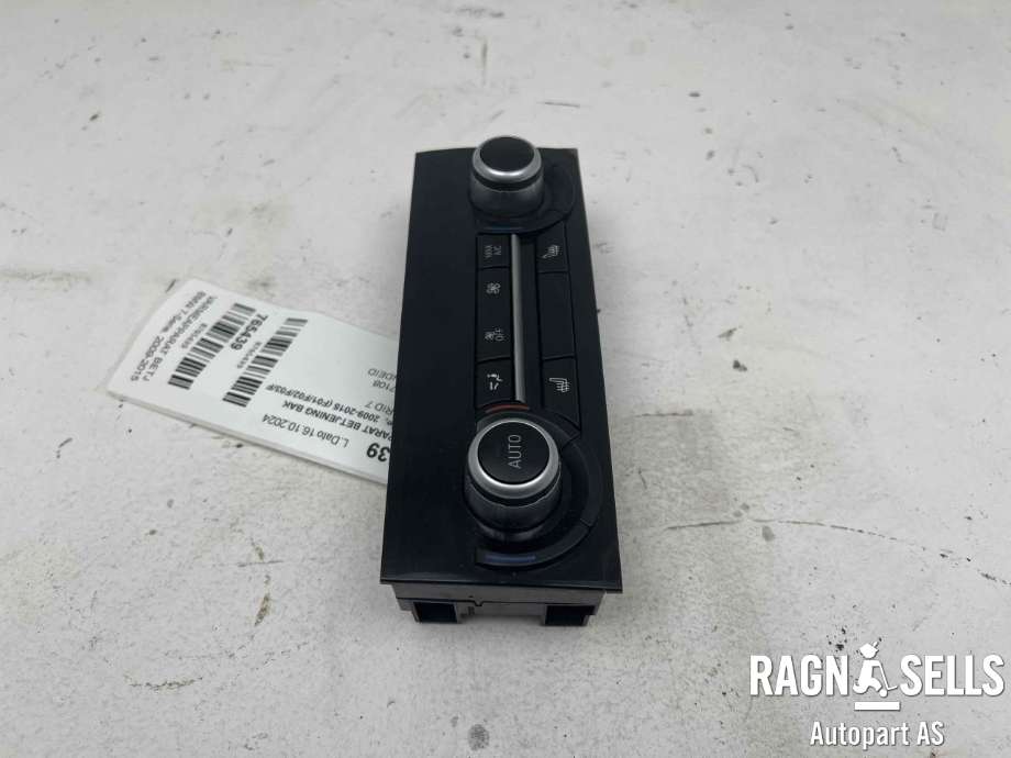 Varmeapparat betjening bak til BMW 7-Serie 2009-2015 (F01/F02/F03/F04) (F01/F02/F03/F04) (61 31 9 290 751|9 291 512|)