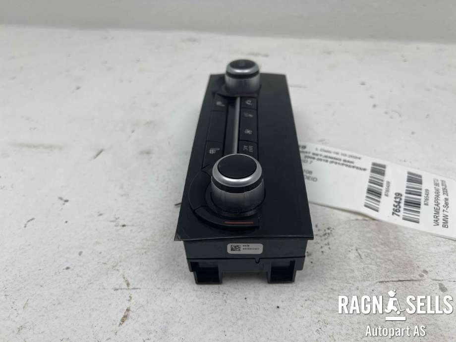 Varmeapparat betjening bak til BMW 7-Serie 2009-2015 (F01/F02/F03/F04) (F01/F02/F03/F04) (61 31 9 290 751|9 291 512|)