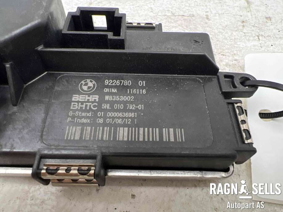 Varmeapparat motstand til BMW 7-Serie 2009-2015 (F01/F02/F03/F04) (F01/F02/F03/F04) (64 11 9 355 981|922678001|5HL01079201|)