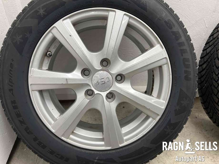 Hjulsett aluminium vinter til Kia Soul 2014-2019 (Type II)  (SAILUN|5X114.3/ET50/67.1|205/60R16|)