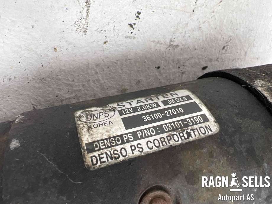 Starter diesel til Hyundai Santa Fe 2006-2009 (Type II, Fase 1)  (3610027010|031013170|36100-27000|36100-27010|36100-27011|3610027011|)