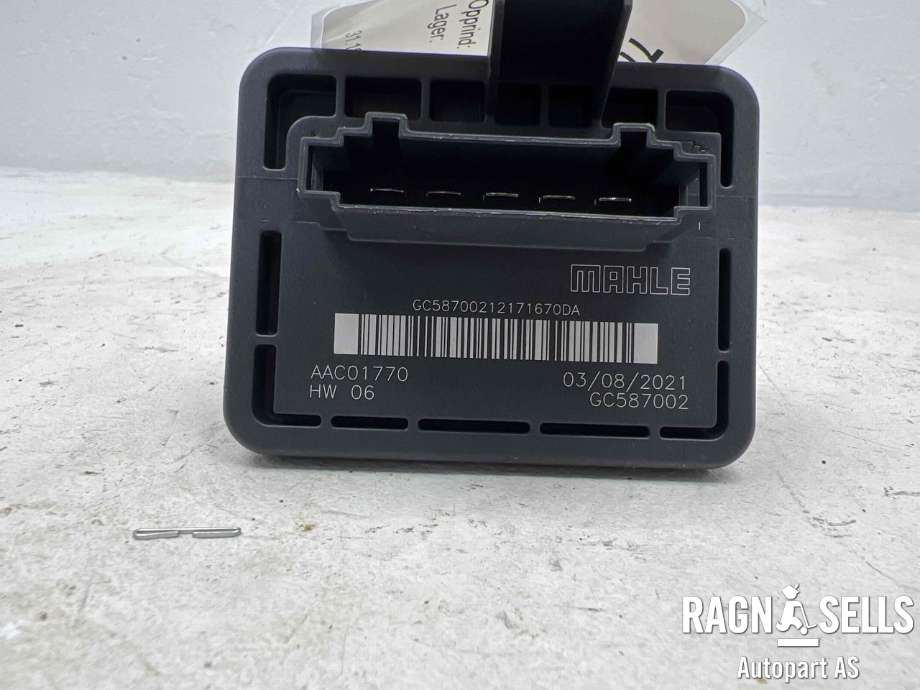 Varmeapparat motstand til Opel Mokka E 2020-->> (Type II)  (MAHLE|AAC01770|GC587002|)