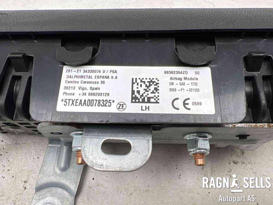 Airbag diverse til Opel Mokka E 2020-->> (Type II)  (98362354ZD|)