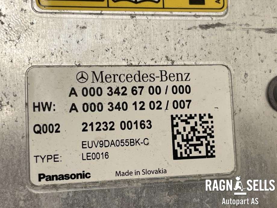 DCDC converter elbil til Mercedes EQA 2021-->>  (A 000 342 67 00|A0003401202|)
