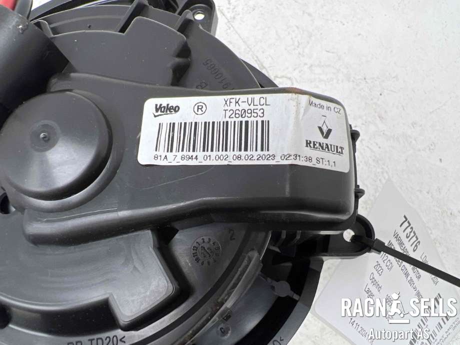 Varmeapparat motor til Mercedes Citan 2021-->> (W420) (W420) (VALEO|A 420 830 27 00|T260953|)
