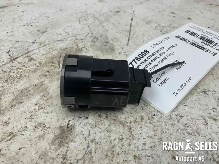 Bryter start/stopp til Toyota RAV4 2019-->> (Type V)  (618-1|043|507555)