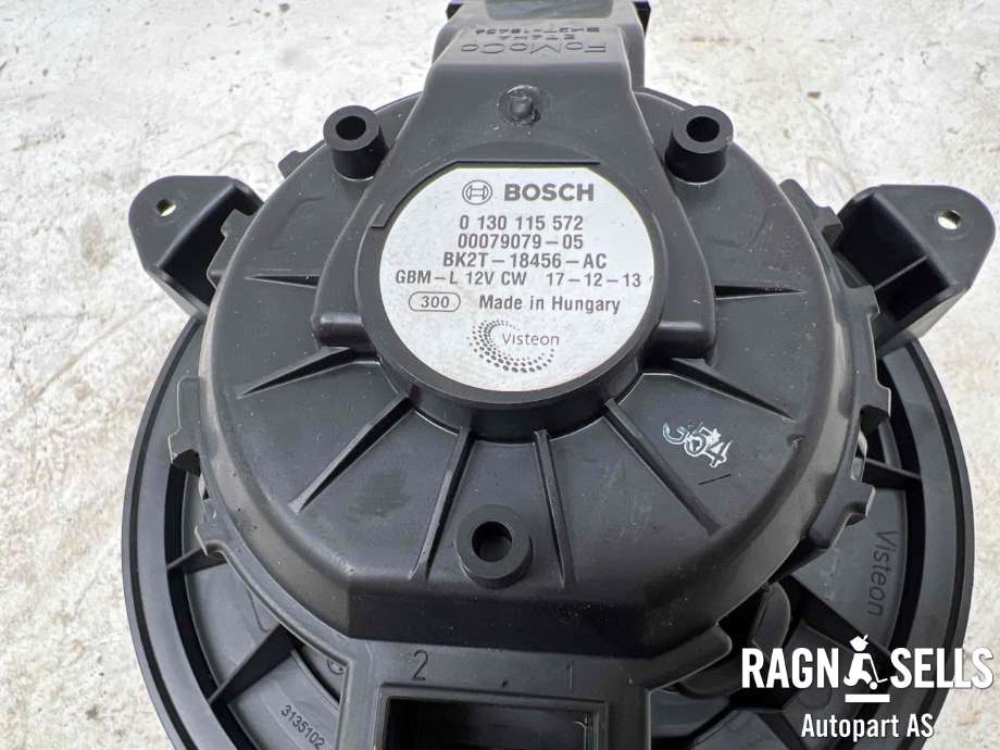 Varmeapparat motor til Ford Transit Custom 2013-2023 (Type I)  (BOSCH|0130115572|BK2T-18456-AC|BK2T-18456-AD|BK2T-18456-BD)