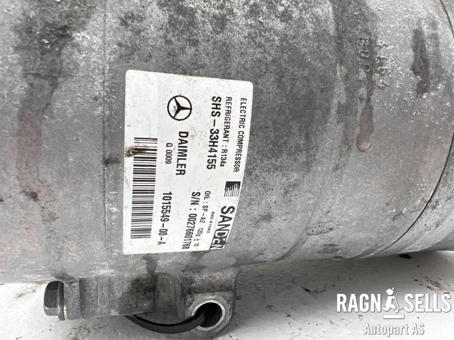 Aircondition kompressor elbil til Mercedes B-Klasse, electric drive 2014-2018 (W242) (W242) (A 003 230 51 11|0032305111|)