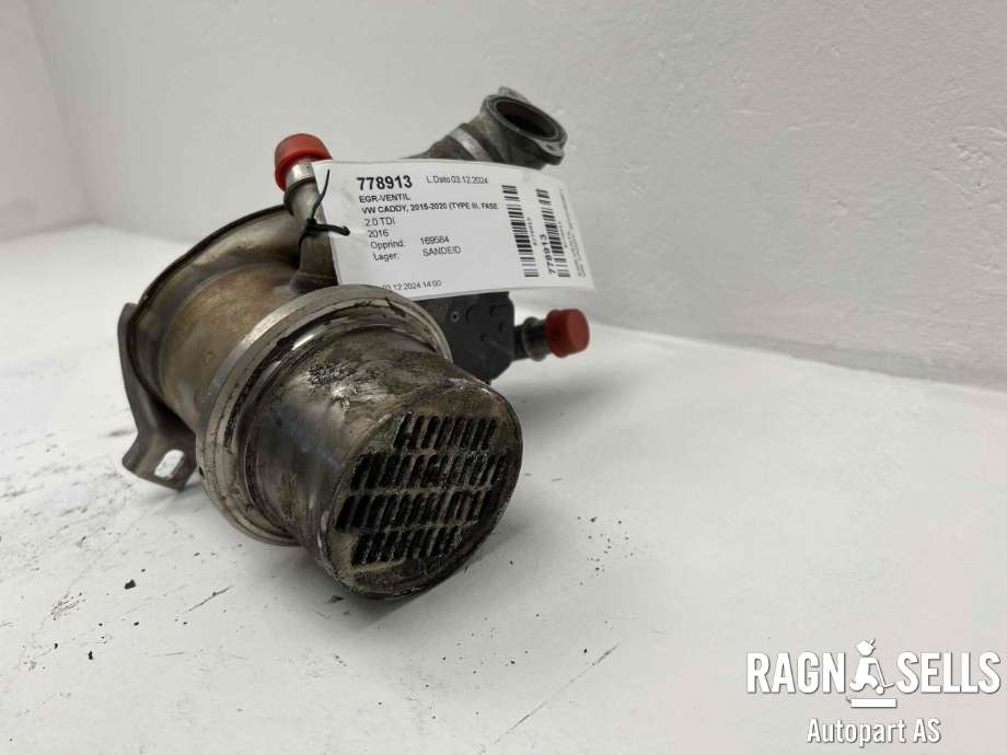 EGR-ventil til VW Caddy 2015-2020 (Type III, Fase 3) (04L 131 501 L|)