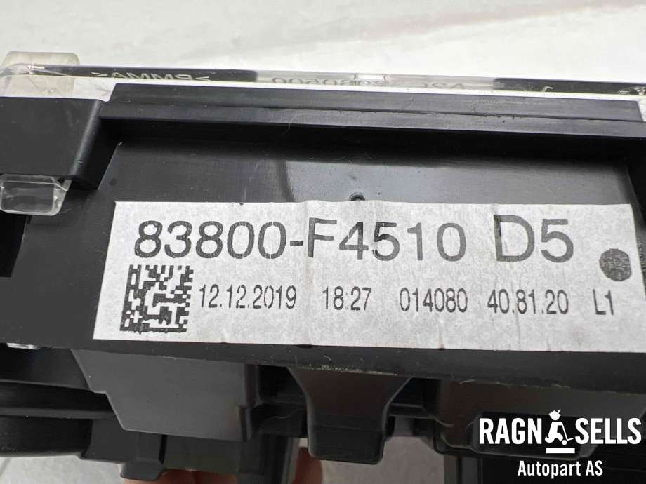 Speedometer til Toyota C-HR 2016-->> (83800-F4050|83800F4510|A2C38980602)
