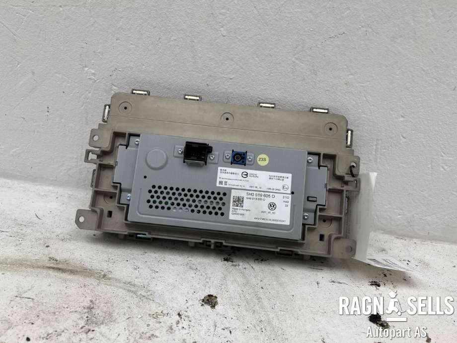 Bilstereo navigasjon skjerm til VW Caddy 2020-->> (Type IV)  (5H0 919 605 D|)