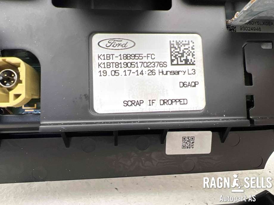 Bilstereo navigasjon skjerm til Ford Transit 2014-->>  (L1BT-18B955-FC|)