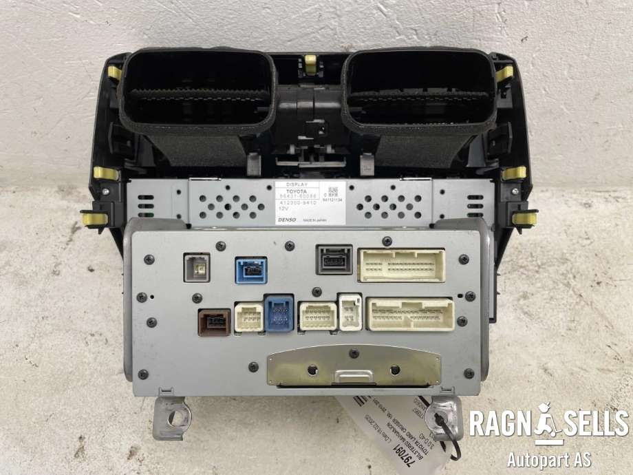 Bilstereo navigasjon til Toyota Land Cruiser 150 2010-2013 (Fase 1)  (8612060B80|8643160086|4123009410)