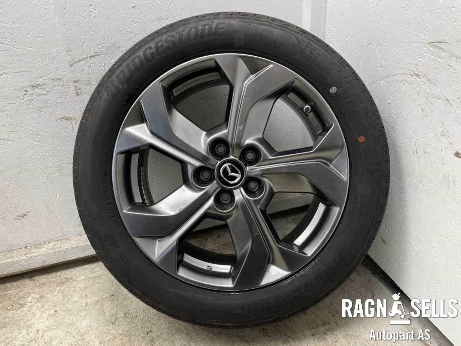 Hjulsett aluminium sommer til Mazda MX-30 2020-->>  (BRIDGESTONE|5X114.3/ET45/67.1|215/55R18|9965777080|7JX18)