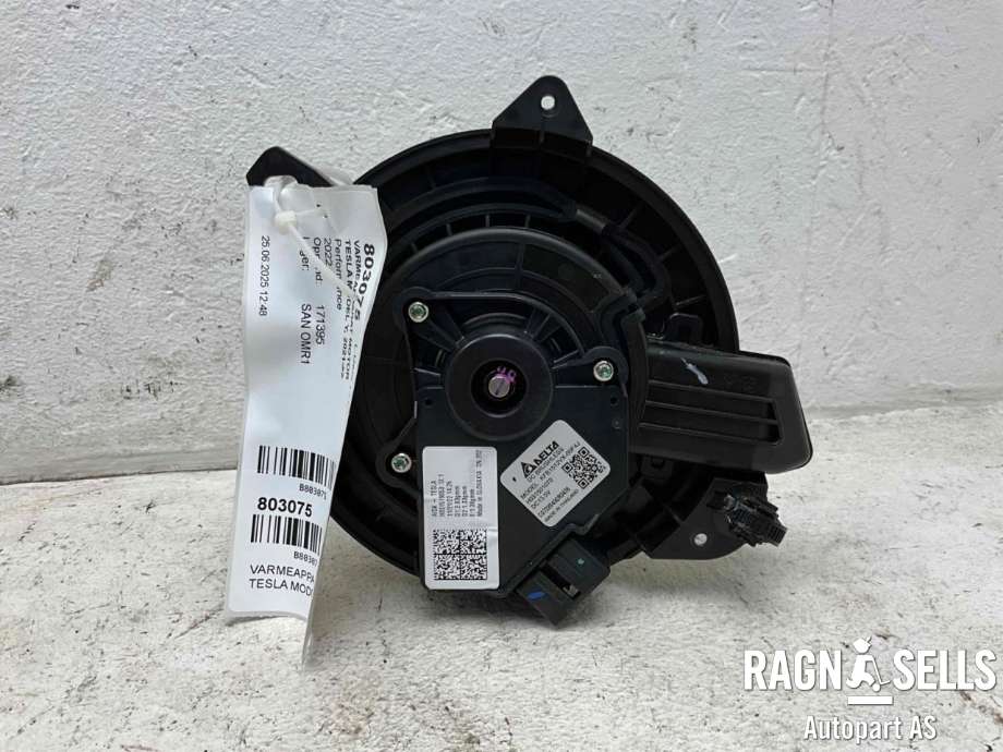 Varmeapparat motor til Tesla Model Y 2021-2024 (Type I)  (1539475-00-B|H031519053|)